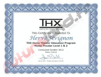 Certification THX Level 2
